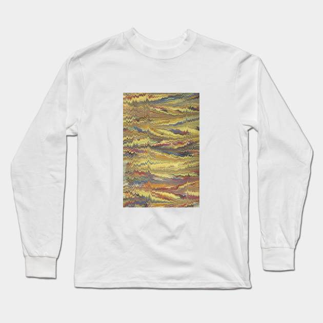 Glitched Long Sleeve T-Shirt by howaboutthat